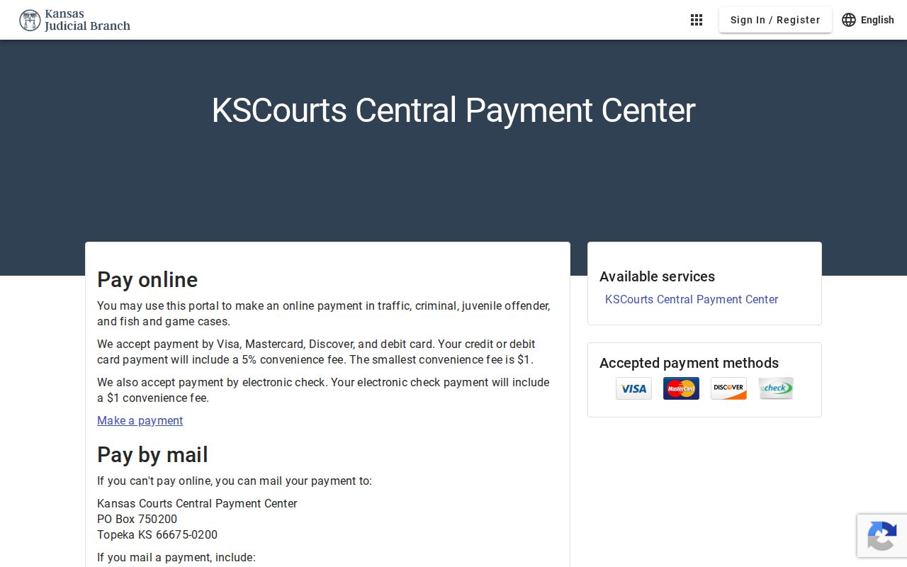 Coffey County traffic court records payment portal landing page