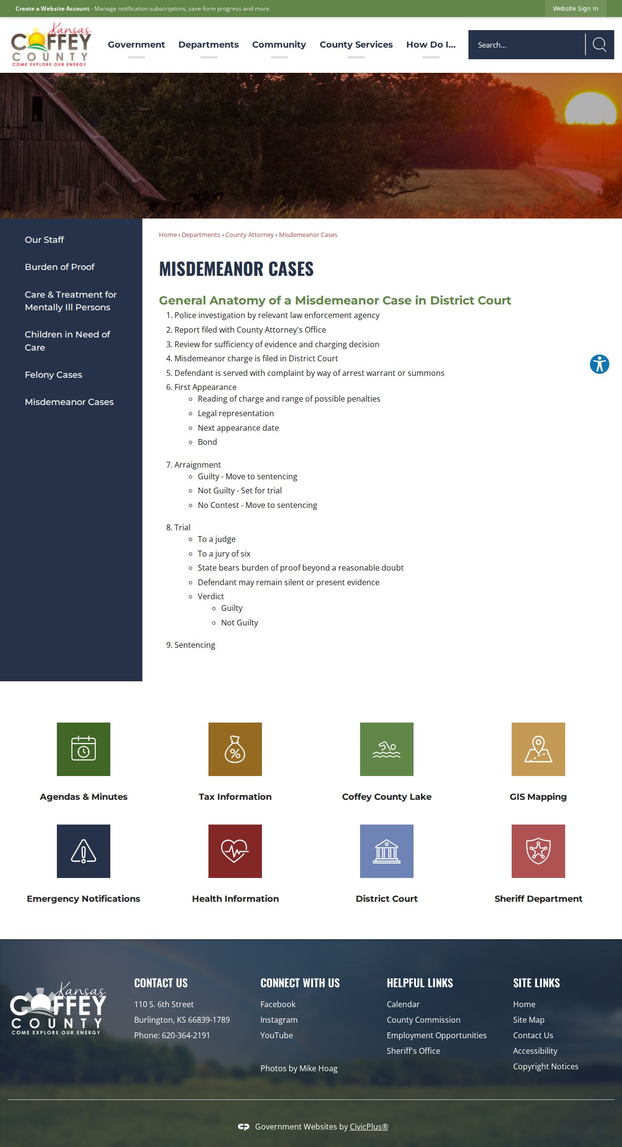 Coffey County court docket misdemeanor process source